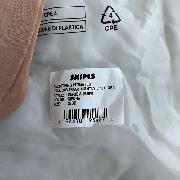 SKIMS Smoothing Intimates Full Coverage Lightly Lined Bra 32DD NWT - Picture 4 of 4